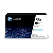 HP 58A Black Original LaserJet Toner Cartridge, ~3,000 pages, CF258A