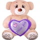 thumbnail image 1 of Oso Rechoncho Beige PELUCHERIA con corazon Morado, 1 of 5