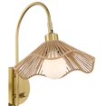 thumbnail image 3 of Possini Euro Design Possini Euro Primrose 17 1/4" H Brass Plug-In Wall Lamp Set of 2, 3 of 9