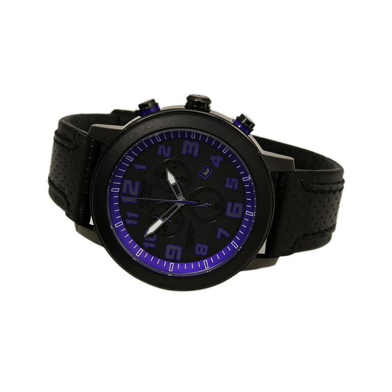 Citizen Eco-Drive Chronograph Black Dial Men's Watch AT0200-05E  0013205073922 - Watches, Eco-Drive - Jomashop