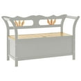 thumbnail image 1 of vidaXL Bench Storage Hall Bench for Living Room Dining Room Solid Wood Fir, 1 of 5