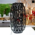 thumbnail image 2 of Urban Trends Bamboo Round  Lantern, 2 of 8
