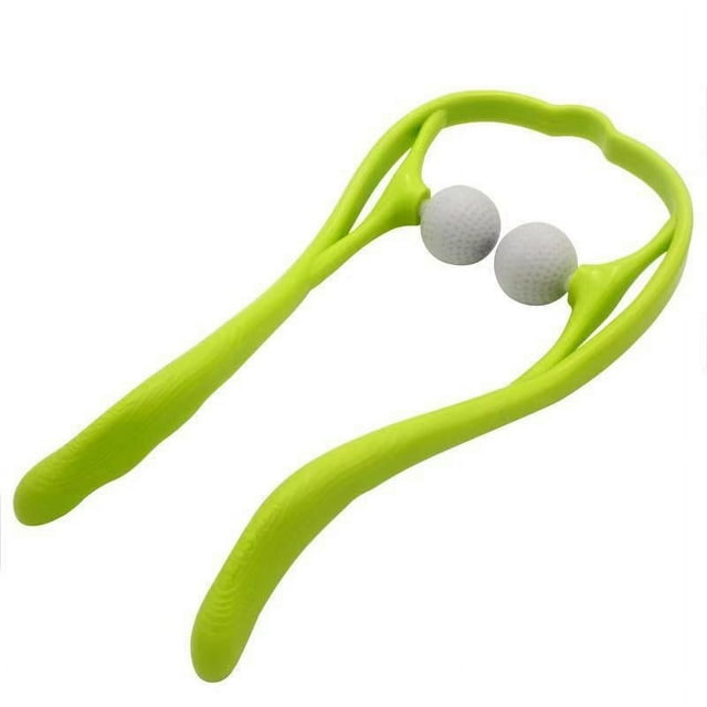 Masajeador de cuello Shiatsu para cuello y hombros con punto de disparo de tejido profundo, masaje muscular Manual para aliviar el dolor muscular
