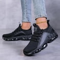 thumbnail image 5 of YOUYEDIAN Orthopedic Shoes for Women Arch Support Golf Shoes Wide Slip on Non Slip House Shoes Knitted Mesh Stretch Soft 2026 New Foam Shoes (Black), 5 of 7