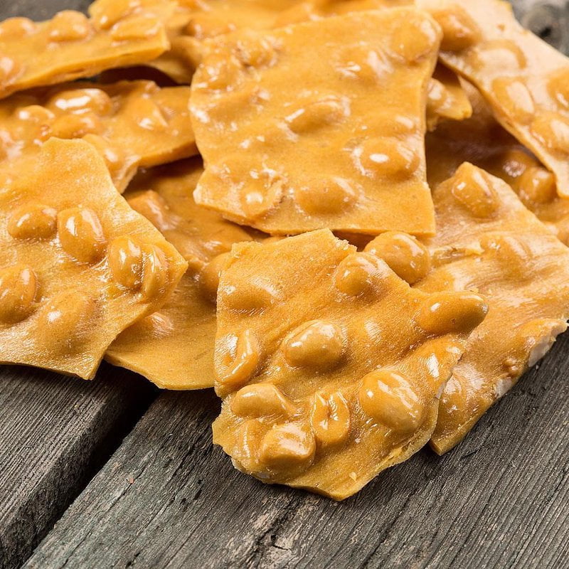 Arnold's Candies Peanut Brittle Rich Butter Flavor Fresh Crunch Snack Pack of 2