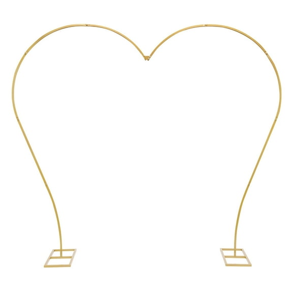 8.7*7.7ft Wedding Arch for Ceremony Large Balloon Flower Stand for Wedding Party Decoration Gold