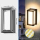 thumbnail image 3 of Aplique de pared LED para exterior de 15 W, moderno aplique de pared para interior, IP65 resistente al agua, luz blanca cálida de 3000 K, 1050 lm, 3 of 5