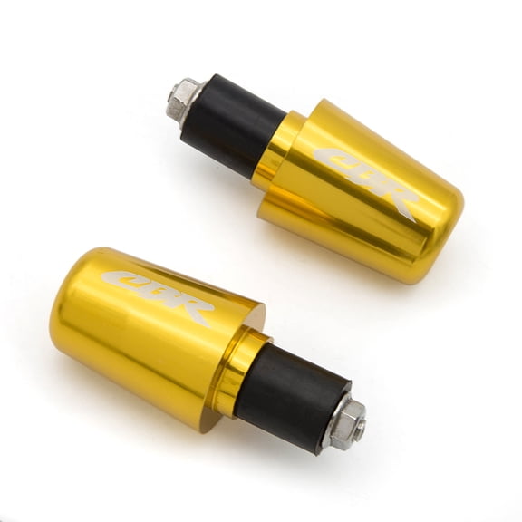 FXCNC Motorcycle Handlebar Handle Bar End Cap Plugs Slider For CBR600RR CBR1000RR 04-18, CB250 91-08, CBR900RR 93-03, CBR954RR 02-03 Gold