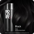 thumbnail image 2 of Hair Fibers Boldify Rellena el cabello fino y fino, 56 g, negro, 2 of 9