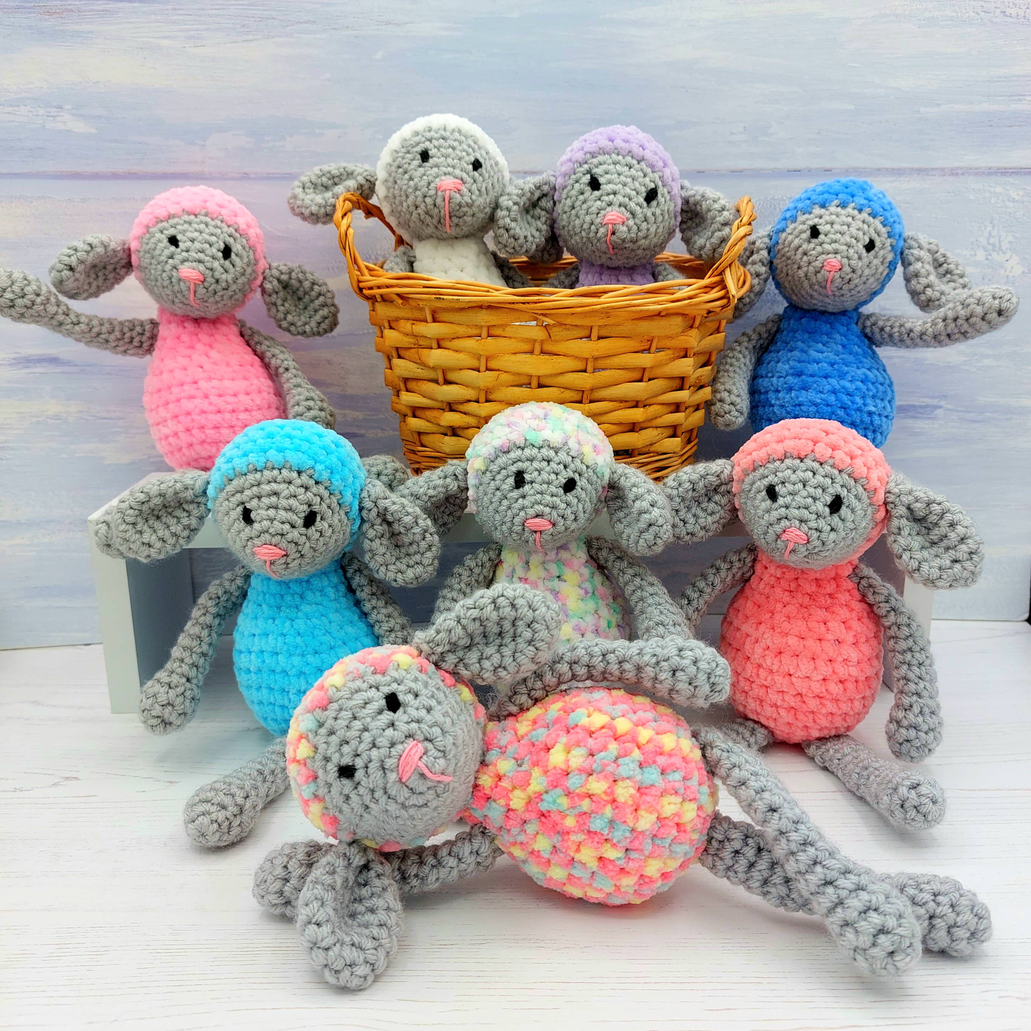 Baby Lambs Mini Crochet Kit