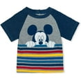 thumbnail image 2 of Disney Boy's Mickey Mouse Baby Shorts, Tee and Romper Toddler Clothes Set, 2 of 4