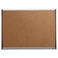 thumbnail image 2 of Cuarteto de tablas de corcho de 17 x 23 cm con marco negro/plateado 79373, 2 of 3
