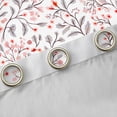 thumbnail image 4 of Homewish Chic Flowers Curtains Pack of 2 (42x84 Each) for Teens Boys Girls,Spring Garden Curtains Blackout,Red Floral Blossoms Bedroom Curtains,Lightweight Room Decor, 4 of 6