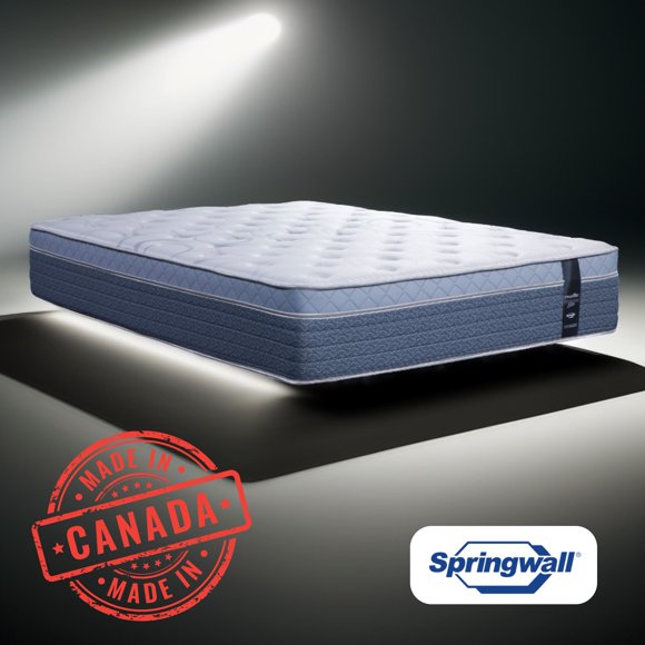 Luxury Eddy Euro Top Plush Mattress Springwall - Made in Canada - 12" Pocket Coil & Bio Luxury Foam