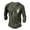 Army Green, variant on Men T Shirts Product Category Men T Shirts | Product Title Mens Summer Fashion Retro Old Basic Button Placket Small Print Long Sleeve Shirt Long Sleeve Shirt T Shirt