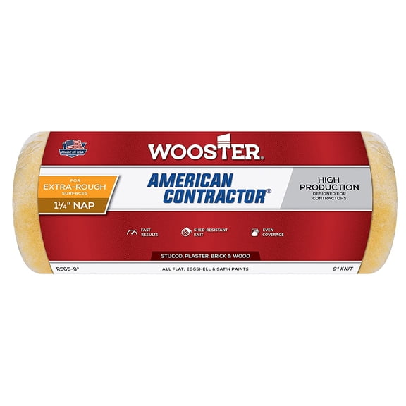 Wooster Genuine 9" American Contractor 1¼" Nap Roller Cover - R565-9