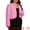 Dark Pink, variant on DARING DIVA Women's Plus Size Faux Fur Long Sleeve Open Front Winter Coat 1X Black
