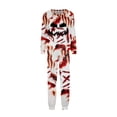thumbnail image 5 of Horror Print Sleeve Holiday Loungewear Outfit, Family Halloween Pajamas Matching Sets, 5 of 5