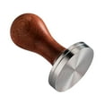 thumbnail image 3 of Tool Tamper Espresso Handle for Kitchen Coffee Grounds Barista 58mm Brown, 3 of 7