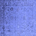 thumbnail image 1 of Ahgly Company Indoor Square Oriental Blue Industrial Area Rugs, 7' Square, 1 of 4