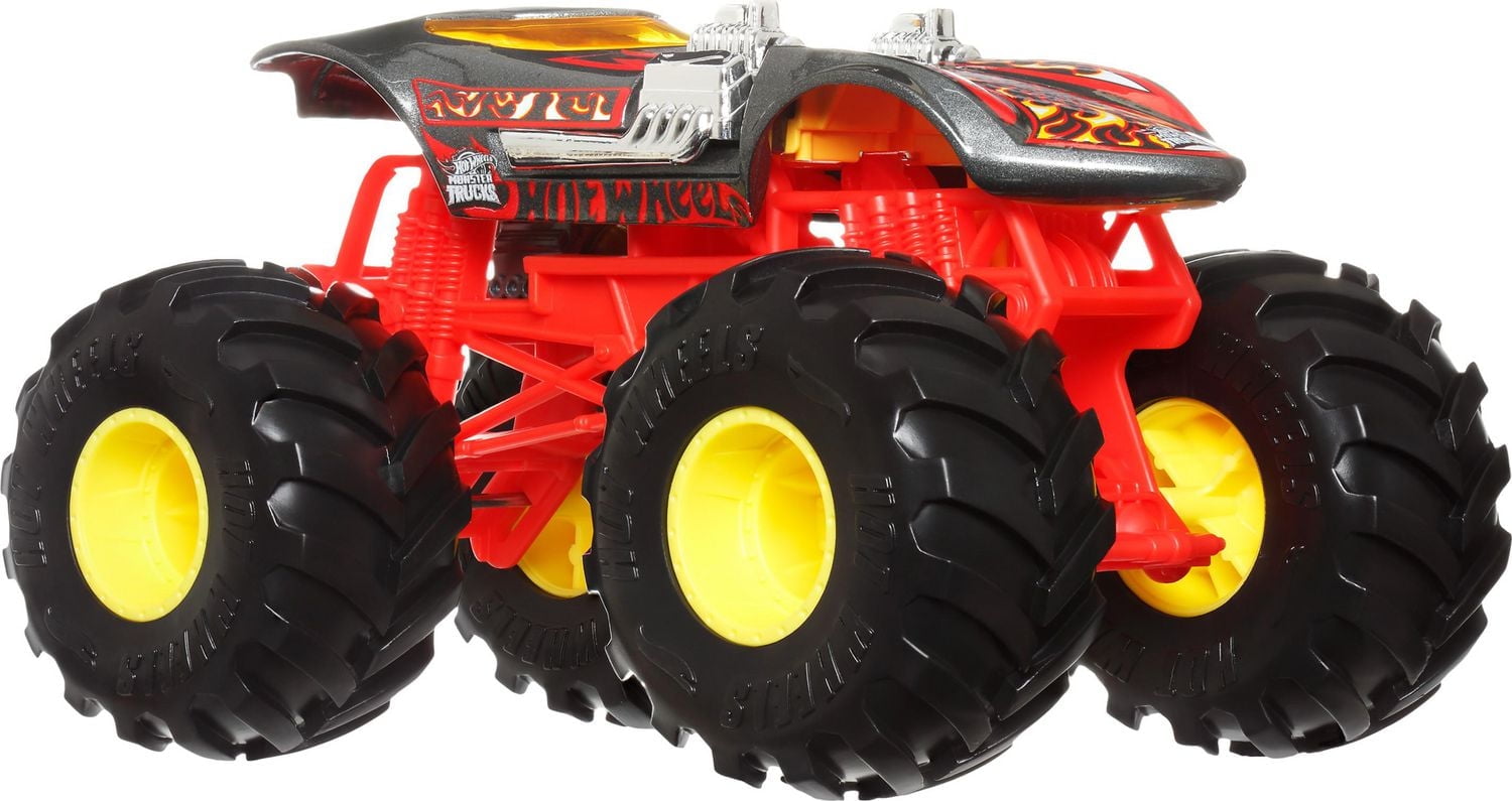 Hot Wheels Monster Trucks, Oversized Monster Truck in 1:24 Scale