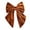 04#Brown, variant on Women's Large Velvet Bow Hair Clip Vintage Big Bow Barrette Elegant Hair Accessories for Holiday Party Daily Hairstyle