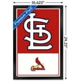 thumbnail image 3 of MLB St. Louis Cardinals - Logo 22 Wall Poster, 14.725" x 22.375" Framed, 3 of 5