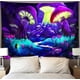thumbnail image 1 of Tapiz de setas frescas para colgar en la pared, arte hippie, tapiz de luz negra, póster de luz negra, cubierta de mantel grande, cortina, decoración del hogar, 150x200cm, 1 of 5
