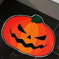 thumbnail image 4 of Halloween Pumpkin Bath Mat Non Funny Cute Microfiber Washable Absorbent Carpet Autumn Home Bathroom Rug Shower Tub, 4 of 6