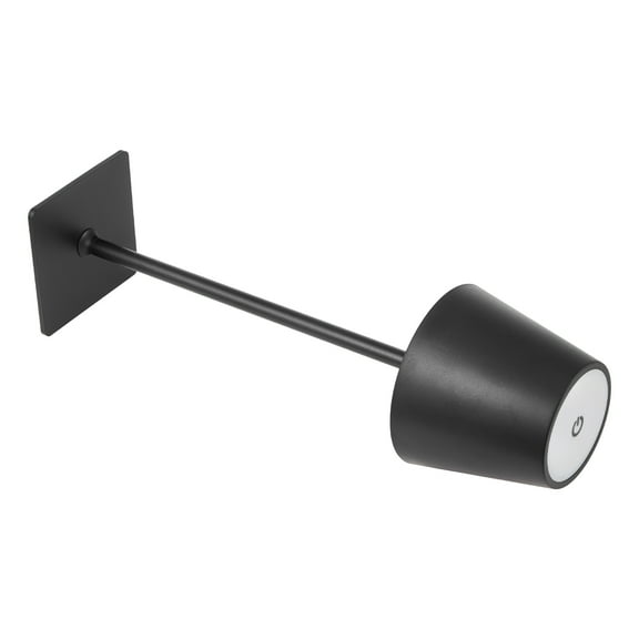 KFFKFF Cordless Table Lamp, 2-Pack, Rechargeable 5200mAh Battery, Adjustable 3-Color Dimming, 3000-6500K Color Range, Portable Light for Dining, Bedroom, and Outdoor Use, Black