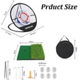 thumbnail image 1 of Pop Up Golf Practice Chipping Net with Golf Hitting Mat Training Target Portable Folding Net for Accuracy and Swing Practice, 1 of 6