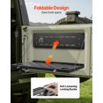 thumbnail image 4 of Ford Bronco Tailgate Table 2021 2025 Foldable Molle Panel Drop Down Table 88 lbs Load Capacity Carbon Steel Rear Door Cargo Storage Rack Shelf Luggage Holder Carrier Camping Accessories, 4 of 6