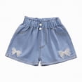 thumbnail image 4 of UAYOTSE Shorts for Girls Summer Elastic Casual High Waisted Loose Shorts,Sizes 11-12 Years, 4 of 9