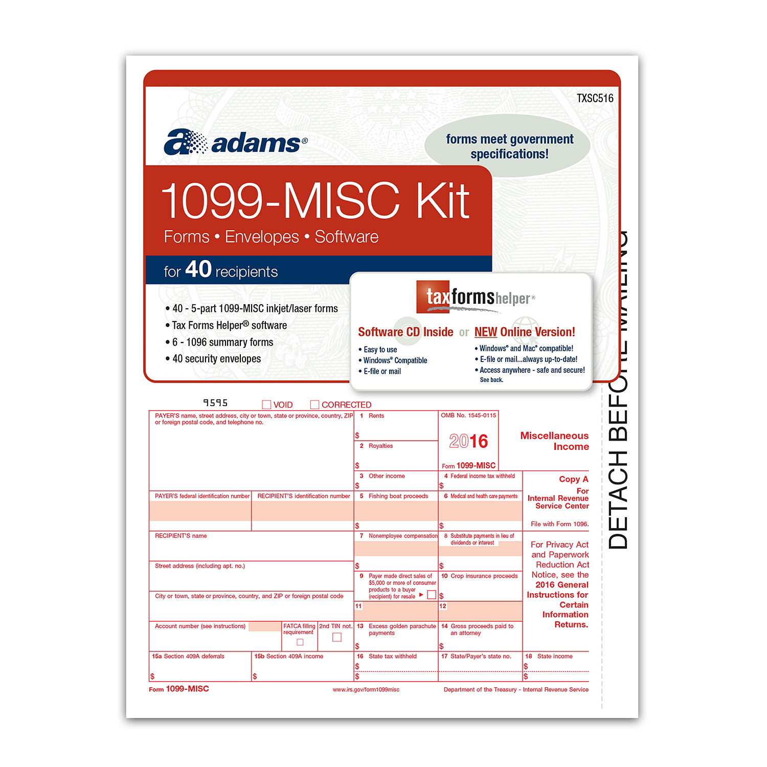 1099-misc Tax Forms Software Kit For Mac