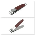 thumbnail image 5 of Unique Bargains 5-piece Set Net Pattern Bag Nail Clippers Set Wine Red, 5 of 7