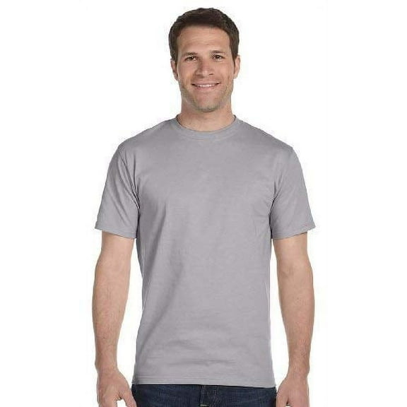 Hanes Mens Beefy-T® Crewneck Short-Sleeve T-Shirt (Pack of 4) (2 Ash / 2 Oxford Grey)