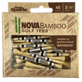 thumbnail image 3 of (2 pack) Nova Bamboo Golf Tees, 3.25" – Eco-Friendly, Durable Bamboo Golf Tees for Sustainable Play, Lightweight and Renewable, 45-Count, 3 of 6
