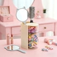 thumbnail image 6 of Soda Candy Hair Accessories Organizer with Hair Brush Holder 180° Rotating Makeup Brush Storage for Necklaces, Earring, Bracelet, Ring, Makeup Brushes, Hair Clip and Hair Accessories, 6 of 8