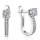thumbnail image 1 of Hoop Earrings 925 Sterling Silver U Shaped Huggie Earring Birthstone Jewelry for Women, 1 of 5