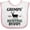 White and Pink, variant on Inktastic Bow Hunter Gramps Hunting Buddy Boys Baby Bib