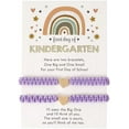 thumbnail image 2 of First Day of Kindergarten Bracelets for Mommy and Me Back To School Gift Matching Bracelets, Mother Daughter Bracelets Pre-K Gifts for Girls Boys, Heart Wish Adjustable Bracelets, 2 of 11