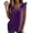 X1_Purple, variant on Womens Summer 2026 Short Sleeve Shirts V Neck Button Beach Vacation Outfits Dressy Summer Casual Blouses by Yigetop Black L