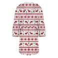 thumbnail image 5 of Women's Fleece Plush Robe Long Warm Plush Bathrobe Loungewear Jacket Printed Comfort Robe, 5 of 5