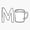 1pcs, variant on Letter M Mug Illustration Sticker