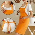 thumbnail image 2 of Hariumiu Universal Size Apron with Straps Unisex Apron with Pockets Adjustable Straps Long-lasting Work Apron for Grill Restaurant Bar Cafes Craftsmanship, 2 of 8