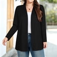 thumbnail image 6 of UQJfacai Lightweight Tunic Cardigan For Women Long Sleeve Open Front Cardigans Fall Elegant Outwear, 6 of 6
