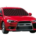 thumbnail image 2 of Kdxio Red Snake Print Front Windshield Sun Shade,Folding Auto Sunshade for Car Truck SUV-Small, 2 of 7