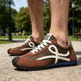 thumbnail image 7 of CHICVOMEY Sneaker for Men Rubber Sole Lightweight Non Slip Walking Shoes Retro Casual Comfortable Spring Summer Work Sneakers, 7 of 7