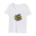 thumbnail image 3 of Camiseta de mujer Yuyangstore verano transpirable ajuste regular suave tops para viajes deportes M, 3 of 7