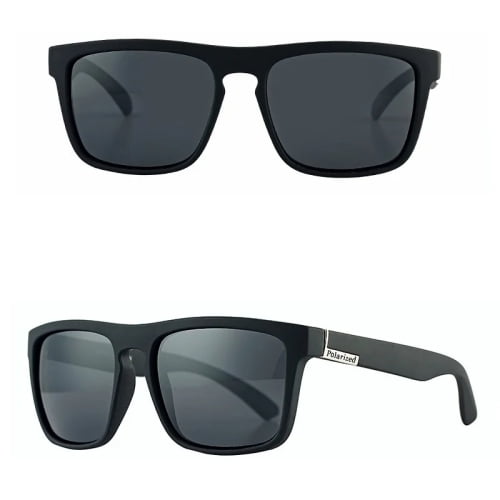 Fashion Square Vintage Polarized Sunglasses Men Women Retro Driving Fishing Luxury Brand Designer Sun Glasses UV400 Eyewear - Silver